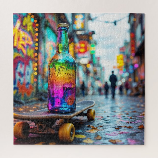 The Last Drop of Neon Jigsaw Puzzle (Vertical)