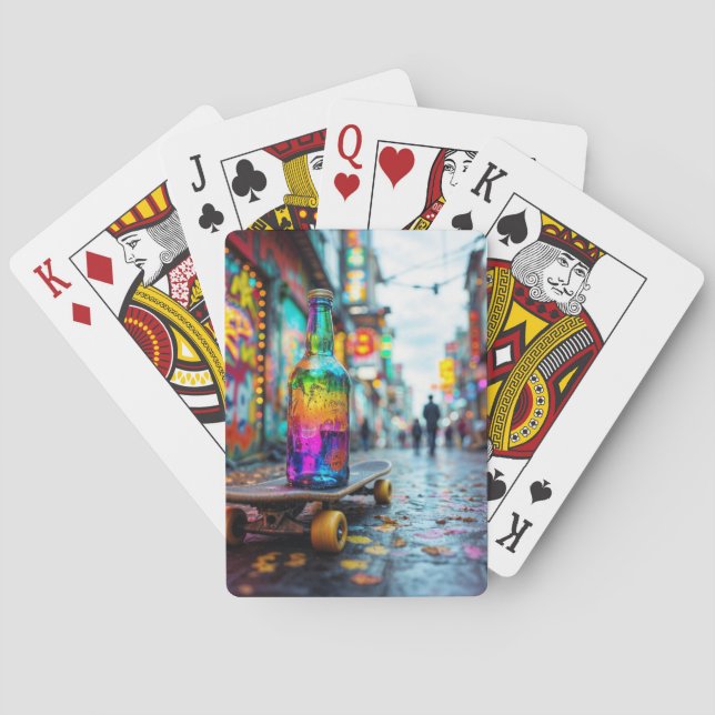 The Last Drop of Neon Playing Cards (Back)