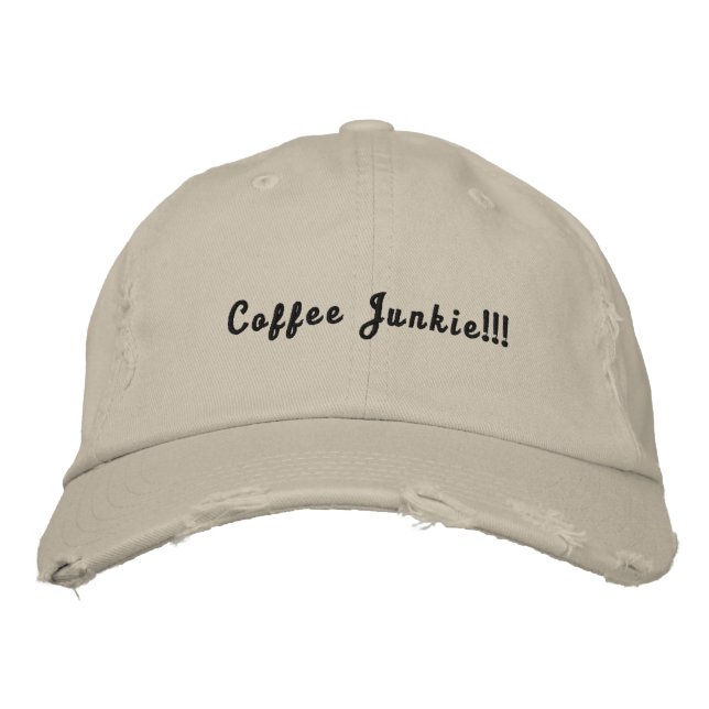 The Last Glass Addict Embroidered Hat (Front)