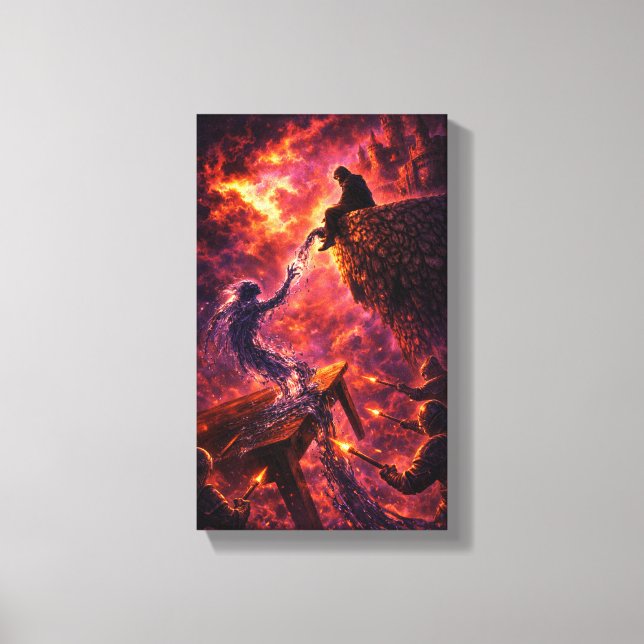 The Last Hand Reaching Canvas Print (Front)