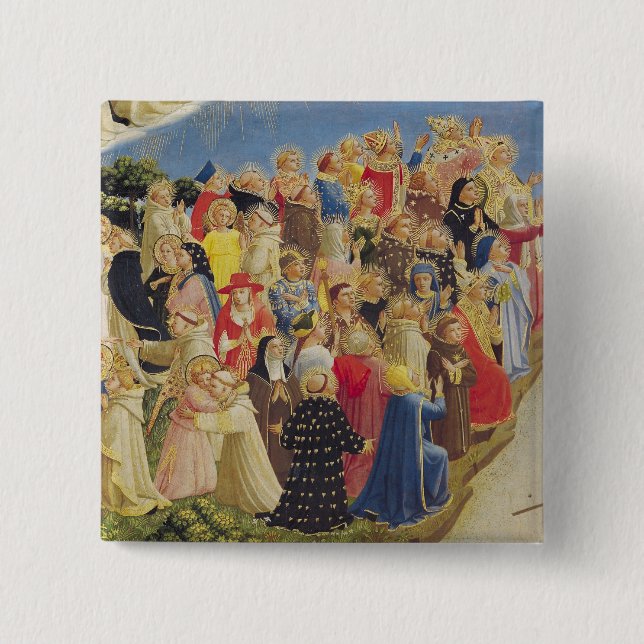 The Last Judgement 2 15 Cm Square Badge (Front)