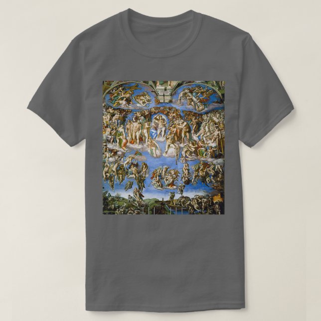 The Last Judgement by Michelangelo T-Shirt (Design Front)