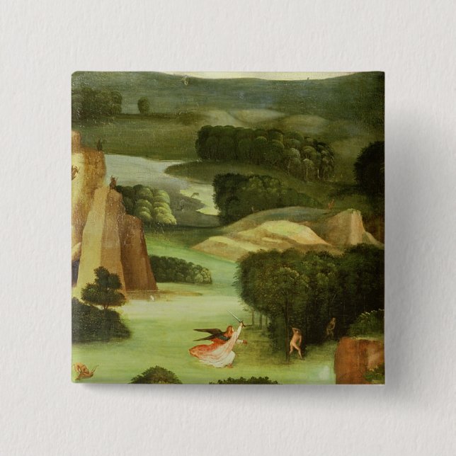 The Last Judgement : Interior of Left Wing 15 Cm Square Badge (Front)