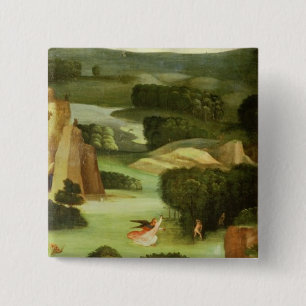 The Last Judgement : Interior of Left Wing 15 Cm Square Badge