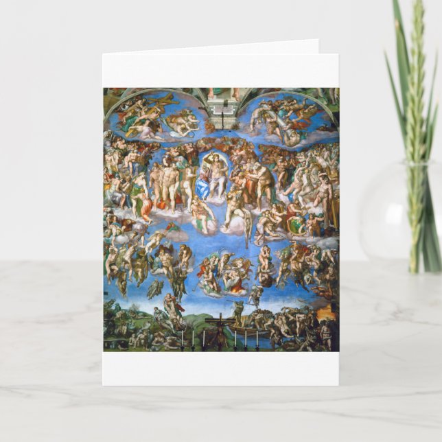 The Last Judgement, Michelangelo, 1536-1541 Card (Front)