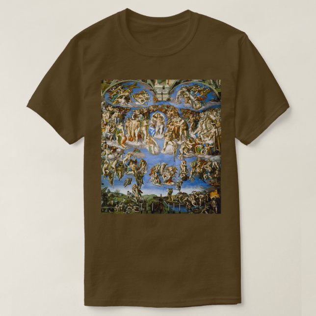The last Judgement Michelangelo T-Shirt (Design Front)