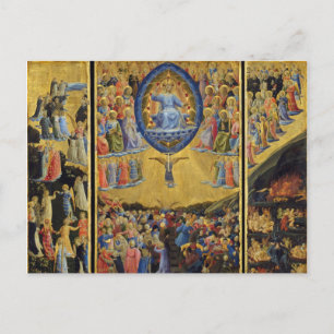The Last Judgement on Winged Altar by Fra Angelico Postcard