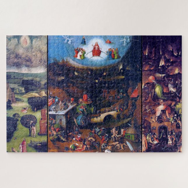 The Last Judgment, Bosch Jigsaw Puzzle (Horizontal)