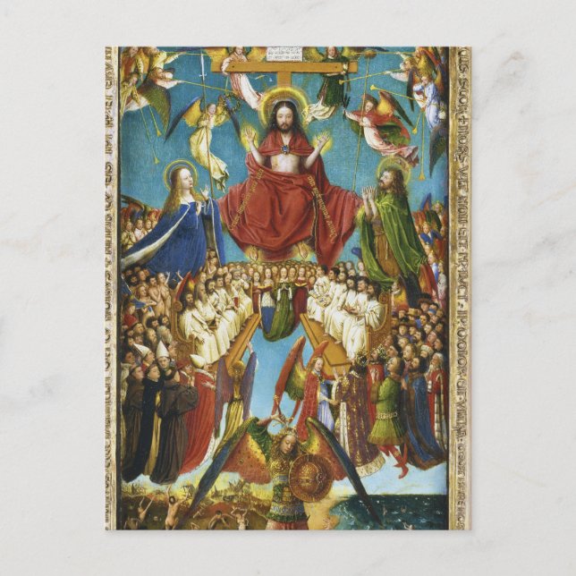 The Last Judgment by Jan Van Eyck Postcard (Front)
