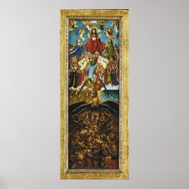 The Last Judgment by Jan Van Eyck Poster (Front)