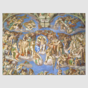 The Last Judgment, Sistine Chapel by Michelangelo Tissue Paper