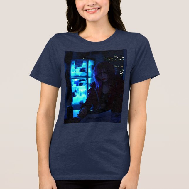 The Last of Us Anime Women's Tri-Blend Tee (Front)