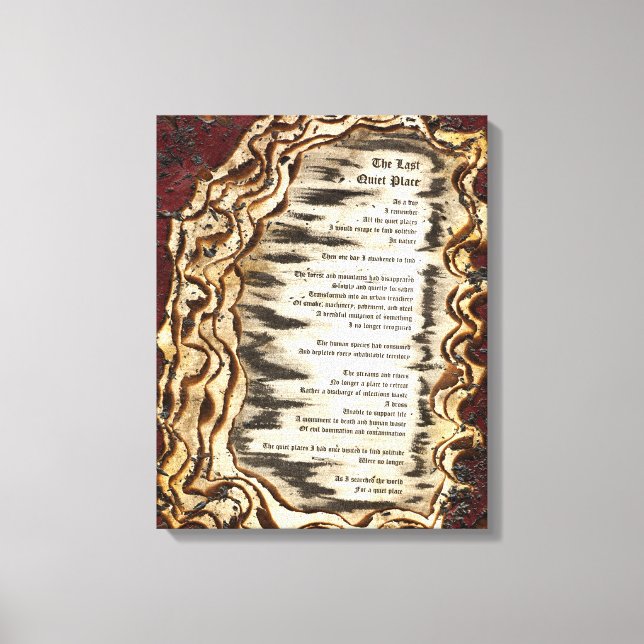 The Last Quiet Place Canvas Print (Front)