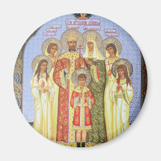 THE LAST RUSSIAN TZAR AND FAMILY MAGNET