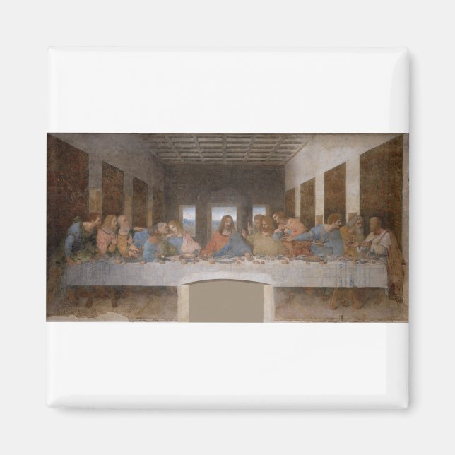 The Last Supper 1495 1498 by Leonardo da Vinci Magnet (Front)