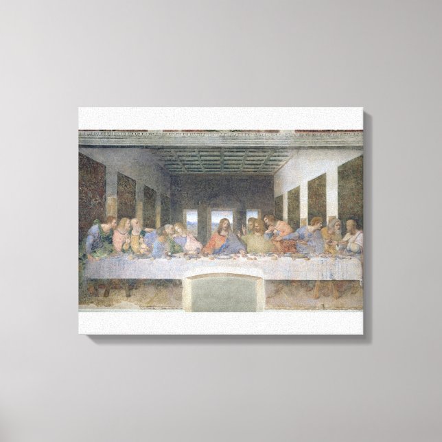 The Last Supper, 1495-97 2 Canvas Print (Front)