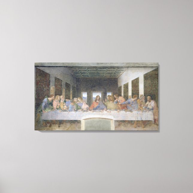 The Last Supper, 1495-97 2 Canvas Print (Front)