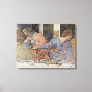 The Last Supper, 1495-97 3 Canvas Print