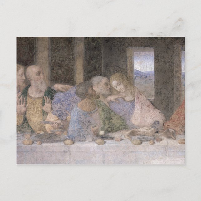 The Last Supper, 1495-97 3 Postcard (Front)