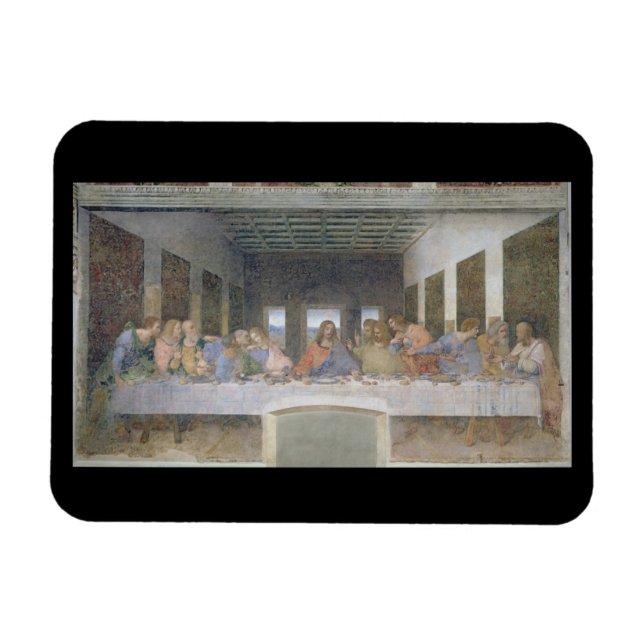 The Last Supper, 1495-97 (fresco) Magnet (Horizontal)