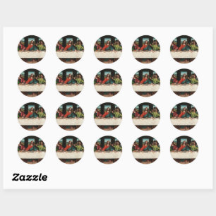 The Last Supper, 1515-1520 by Giampietrino Classic Round Sticker