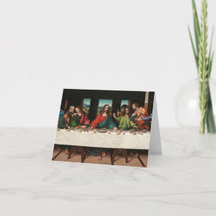 The Last Supper, 1515-1520 by Giampietrino Thank You Card