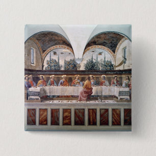 The Last Supper 15 Cm Square Badge