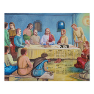 The Last Supper 2026 Calendar Poster