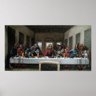 The Last Supper, Baying Hound Style Poster