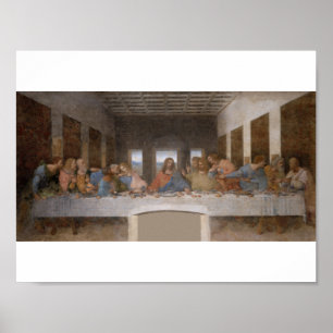 The Last Supper by Leonardo Da Vinci Poster