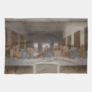 The Last Supper by Leonardo da Vinci Tea Towel