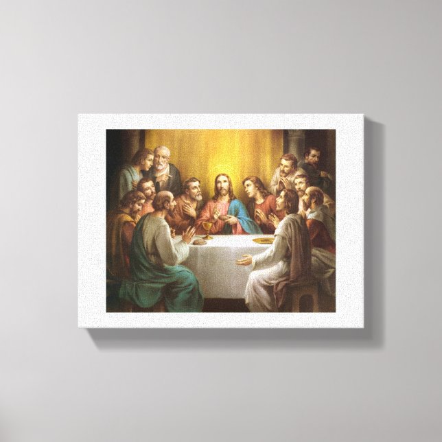 the last supper canvas print (Front)