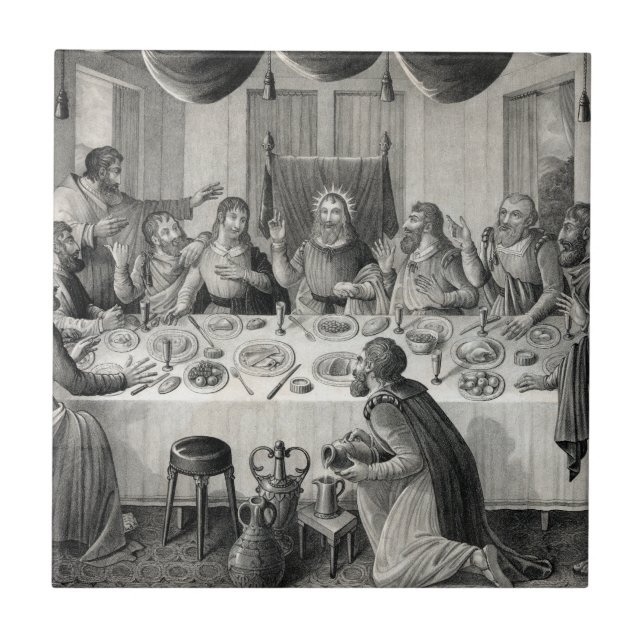 "The Last Supper" ceramic tile (Front)