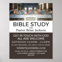 The Last Supper, Christian Bible Class Advert