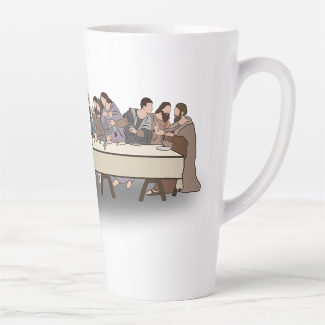 The Last Supper – Christian Easter  Latte Mug (Right)