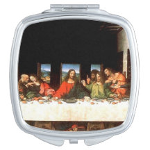The Last Supper compact mirror