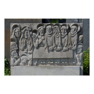 The Last Supper Gravestone Poster
