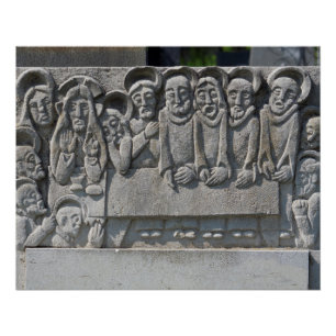The Last Supper Gravestone Poster