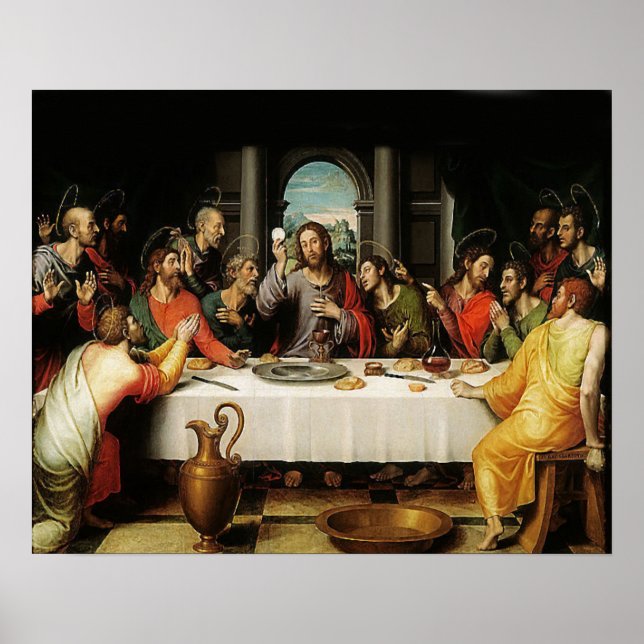 The Last Supper - La Ultima Cena - First Eucharist Poster (Front)
