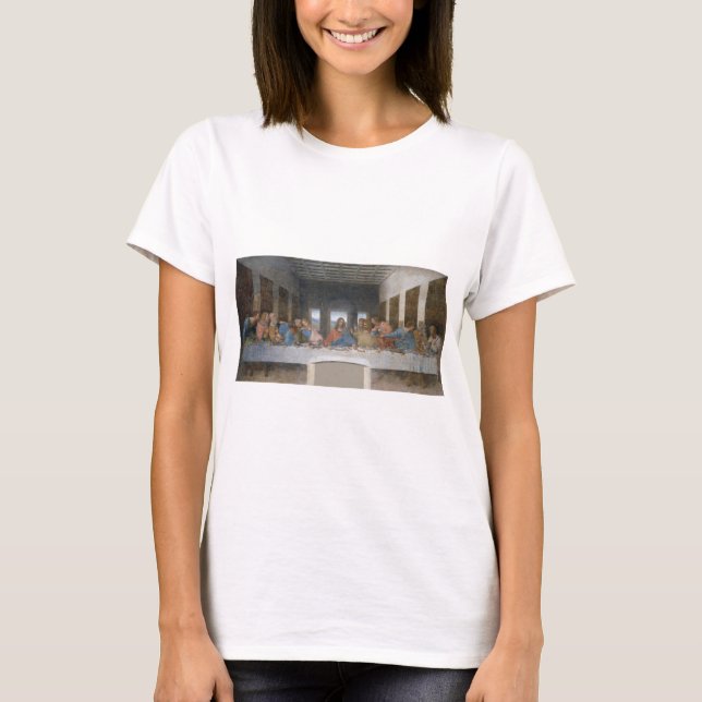 The Last Supper, Leonardo da Vinci, 1495-1498 T-Shirt (Front)