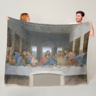 The Last Supper, Leonardo da Vinci Fleece Blanket