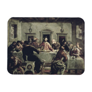 The Last Supper (oil on canvas) 2 Magnet