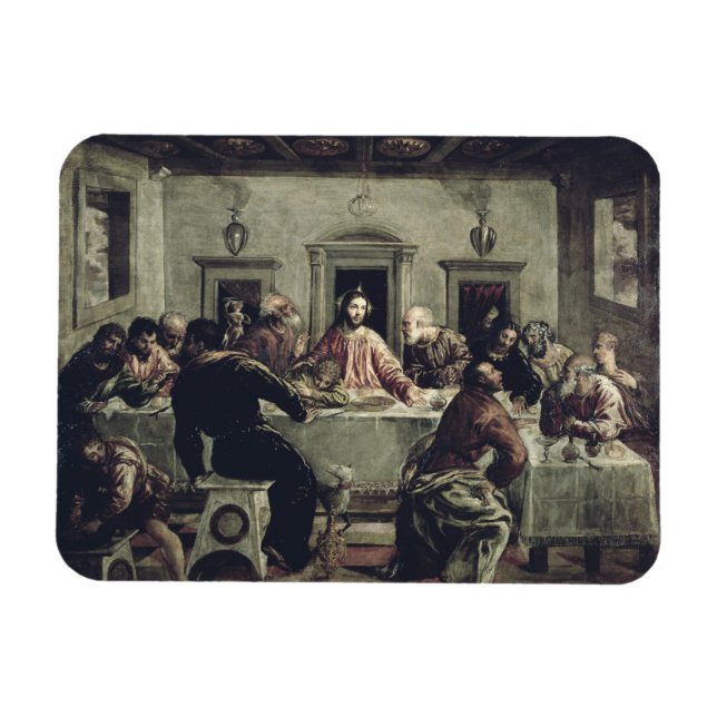 The Last Supper (oil on canvas) 2 Magnet (Horizontal)