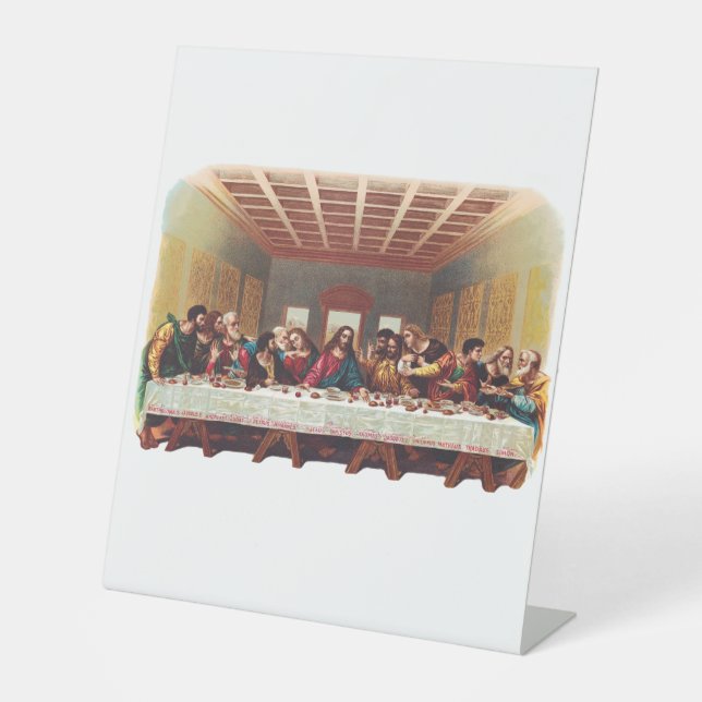 The Last Supper Pedestal Sign (Front)