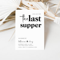 The Last Supper Rehearsal Dinner Invitation