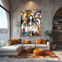 The Last Supper Reimagined: Abstract Artistic