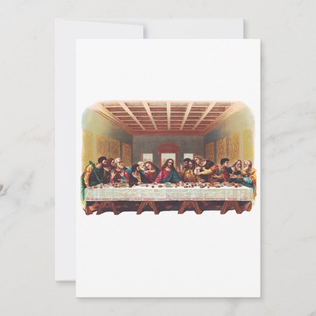 The Last Supper Save The Date (Front)