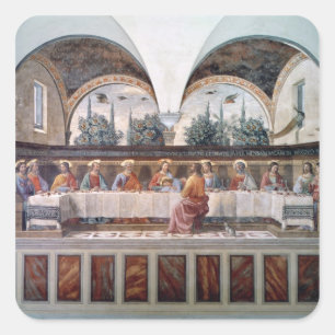 The Last Supper Square Sticker