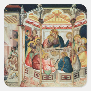 The Last Supper Square Sticker