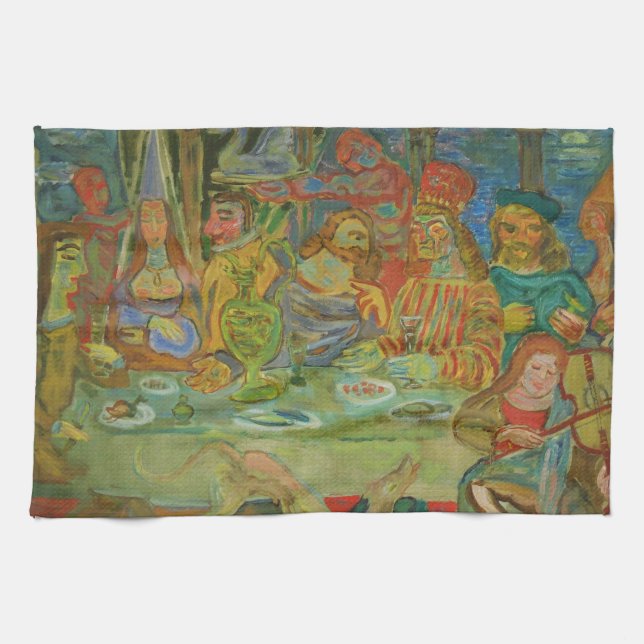 the last supper tea towel (Horizontal)